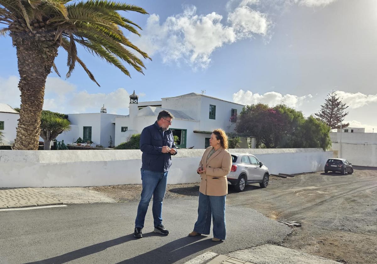 Autoridades en zona afectada.