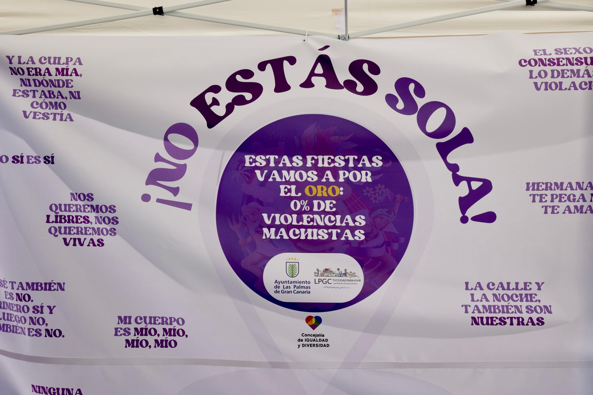 Las Palmas de Gran Canaria prepara los puntos violeta para su carnaval