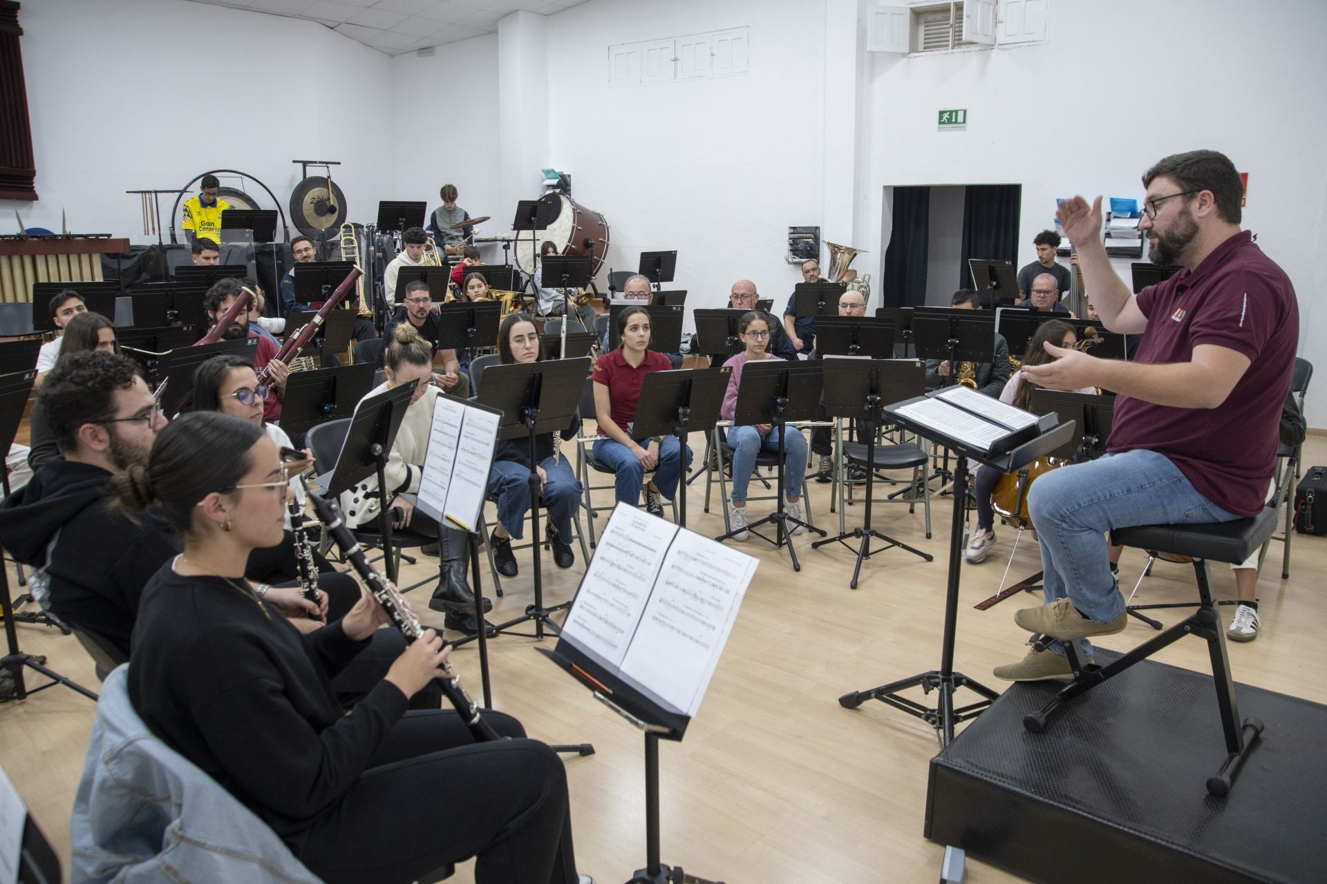 La Sociedad Musical de Ingenio se prepara para el regreso al Alfredo Kraus