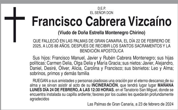 Francisco Cabrera Vizcaíno