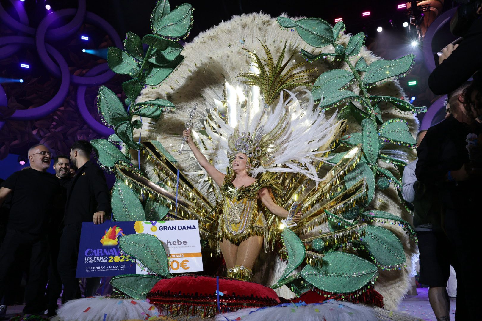 La gala de la gran dama del carnaval de Las Palmas de Gran Canaria, en imágenes