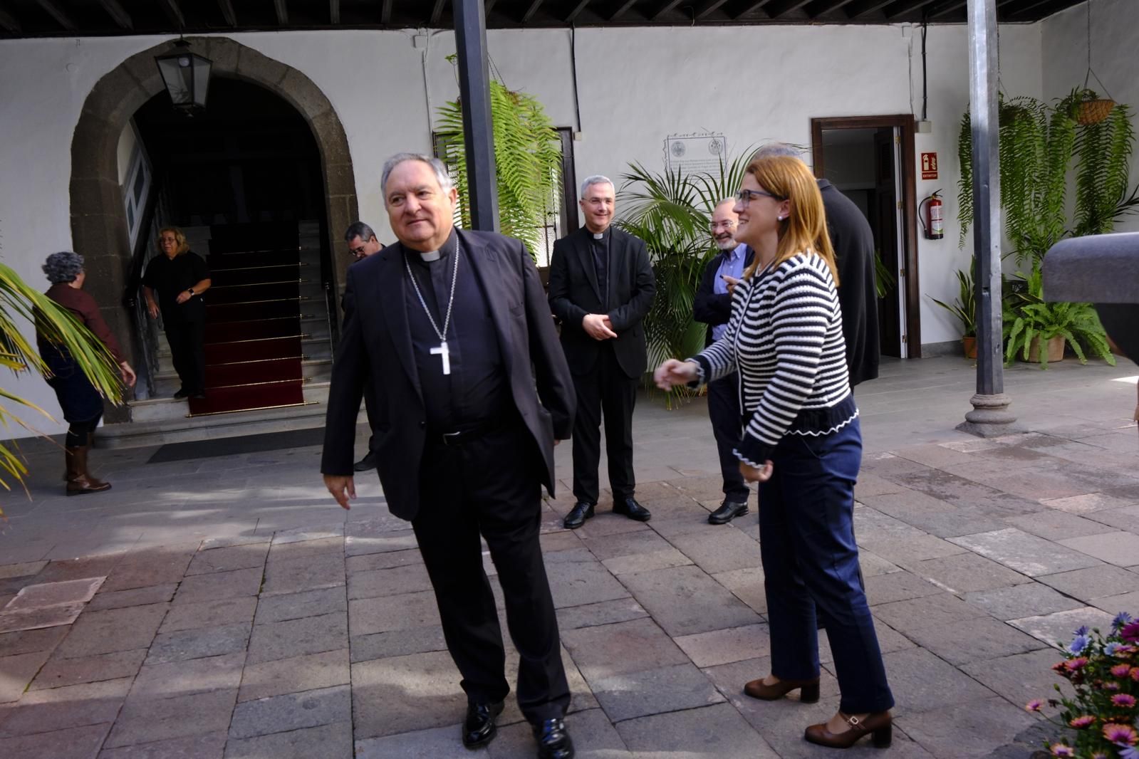 Momento en el que nombran a Eloy Santiago nuevo obispo de la Diócesis Nivariense