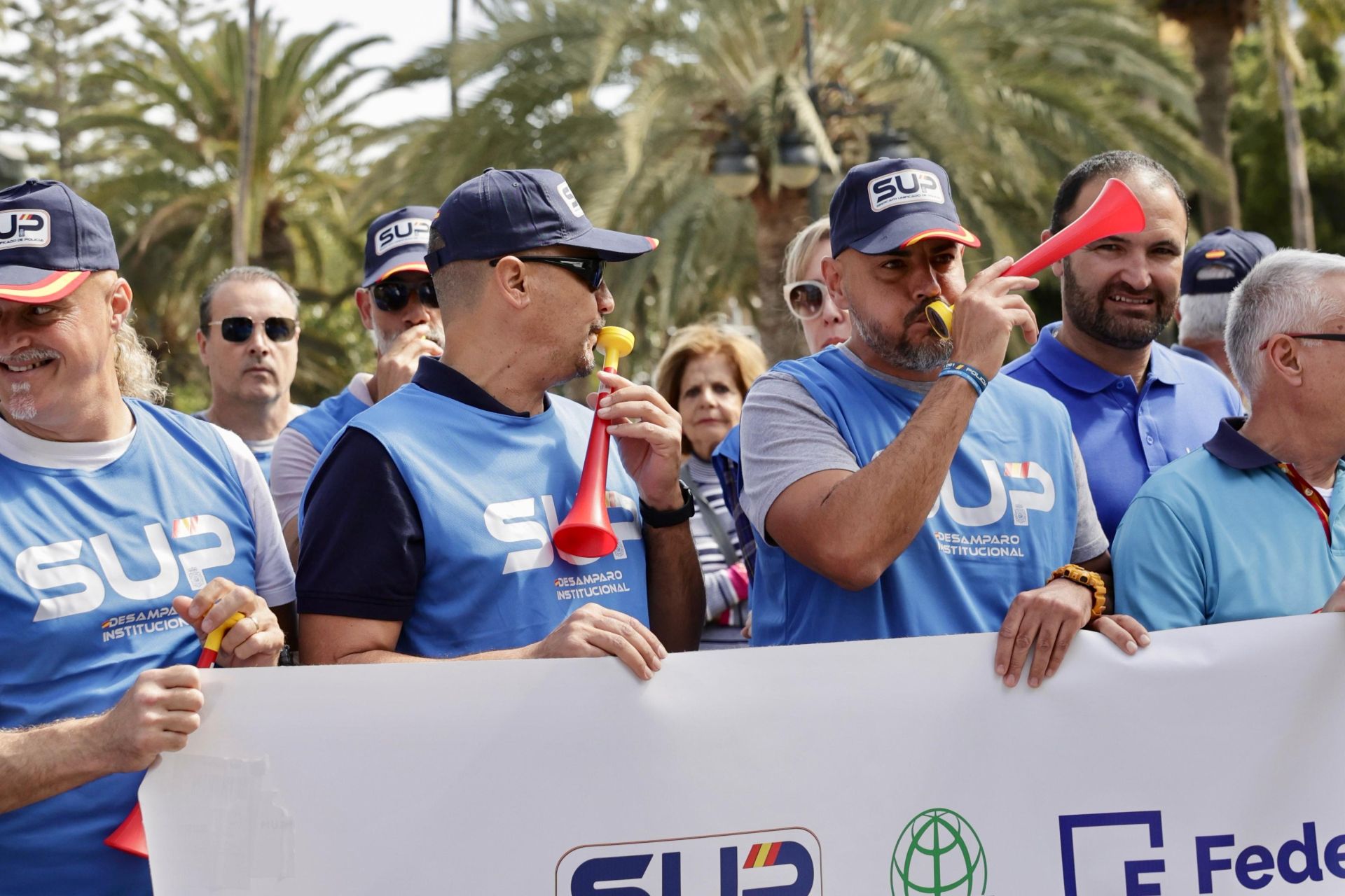 10 sindicatos salen a la calle en la capital grancanaria en defensa del sistema de Muface