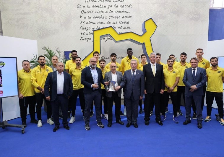 Imagen de la recepción de esta martes en el Cabildo de Gran Canaria.