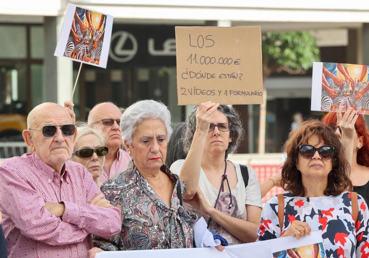 Imagen de una concentración realizada el pasado diciembre para reclamar la puesta en marcha del Plan Estratético de Enfermedades Raras.