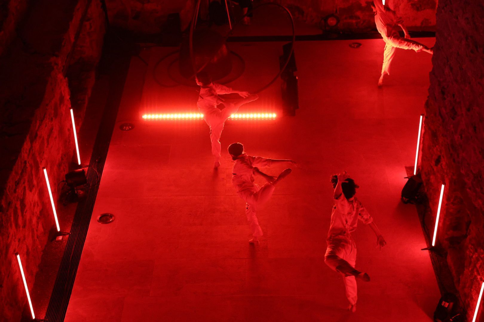 Danza en el Castillo de La Luz por el que sería el cien cumpleaños de Chirino