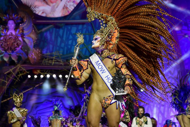 El ganador de la gala drag queen del carnaval de Las Palmas de Gran Canaria 2024, Drag Elektra.