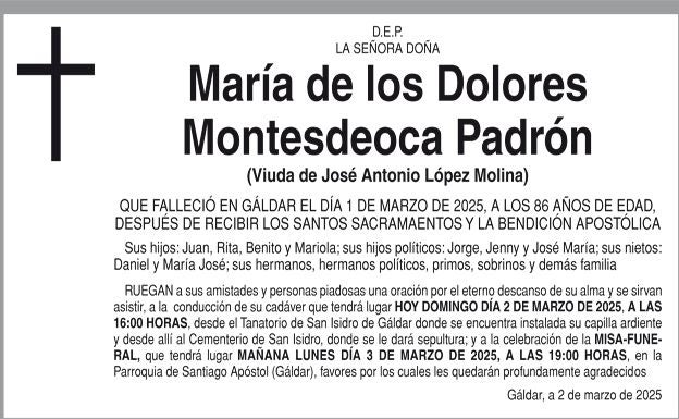 María Dolores Montesdeoca Padrón