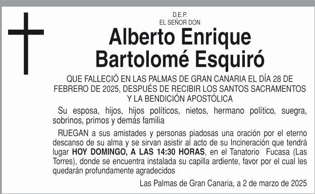 Alberto Enrique Bartolomé Esquiró