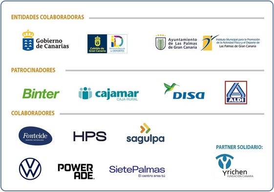 Patrocinadores y colaboradores de la CANARIAS7 Carrera de las Empresas