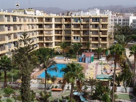 Vista de apartamentos en el sur de Gran Canaria.