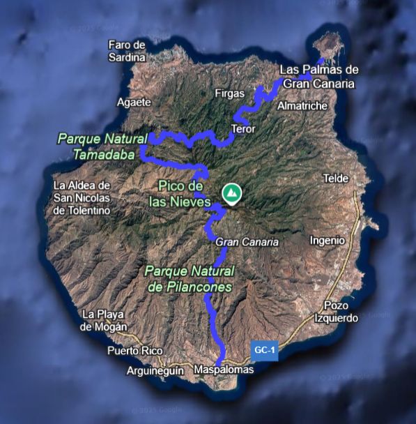 El perfil de la modalidad'Classic' de la Transgrancanaria.