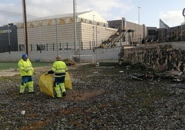 Imagen del acondicionamiento del barranco La Ballena.