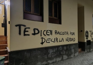 Realizan pintadas racistas en un centro para menores migrantes de Teror