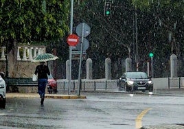 El palo de agua en Melenara fue de 31 litros por metro cuadrado en tres horas
