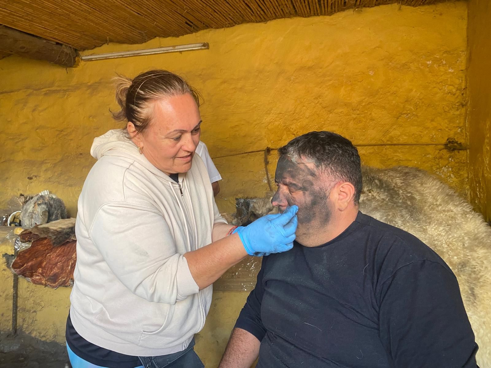 Estampida carnavalera de machos y cabras en La Aldea de San Nicolás