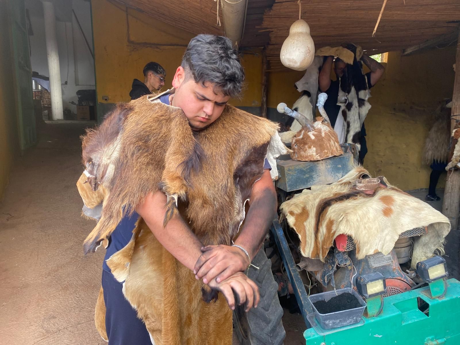 Estampida carnavalera de machos y cabras en La Aldea de San Nicolás