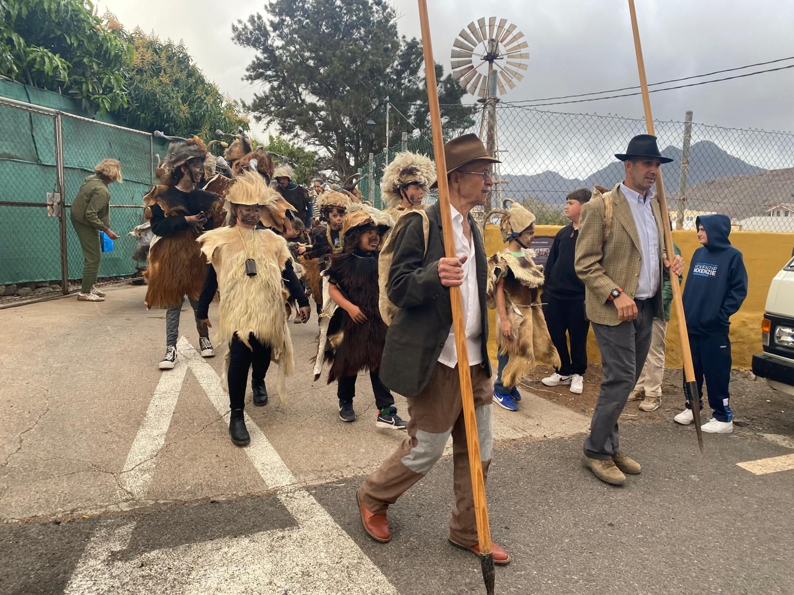 Estampida carnavalera de machos y cabras en La Aldea de San Nicolás