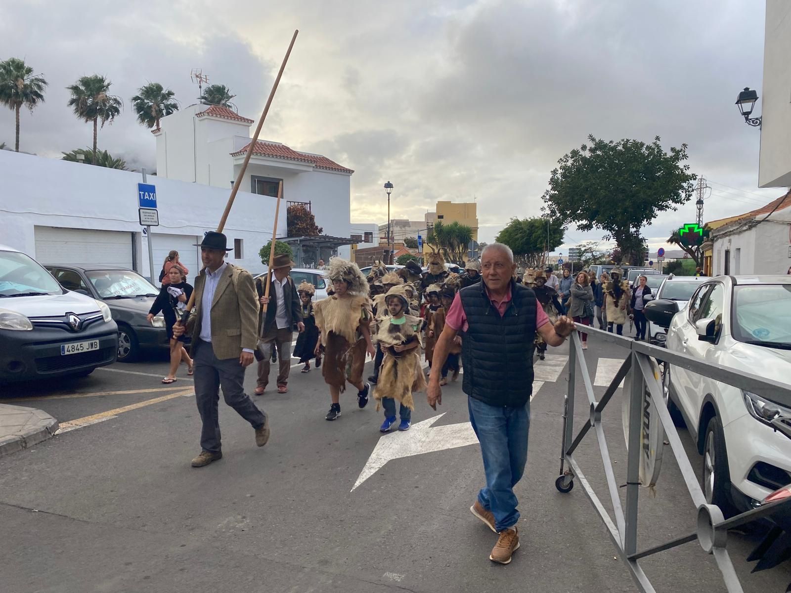 Estampida carnavalera de machos y cabras en La Aldea de San Nicolás