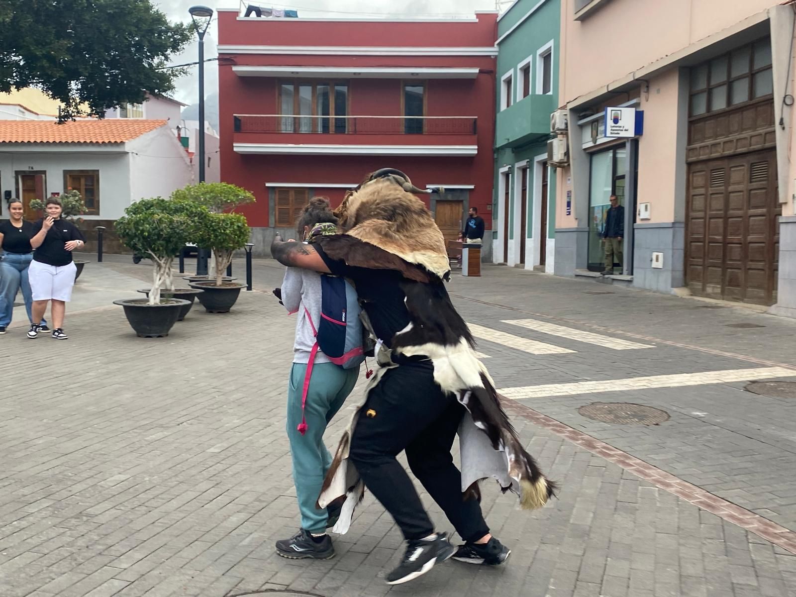 Estampida carnavalera de machos y cabras en La Aldea de San Nicolás