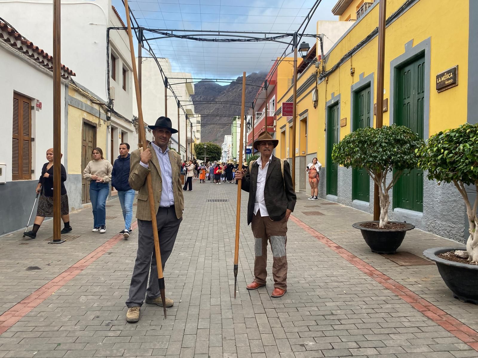 Estampida carnavalera de machos y cabras en La Aldea de San Nicolás