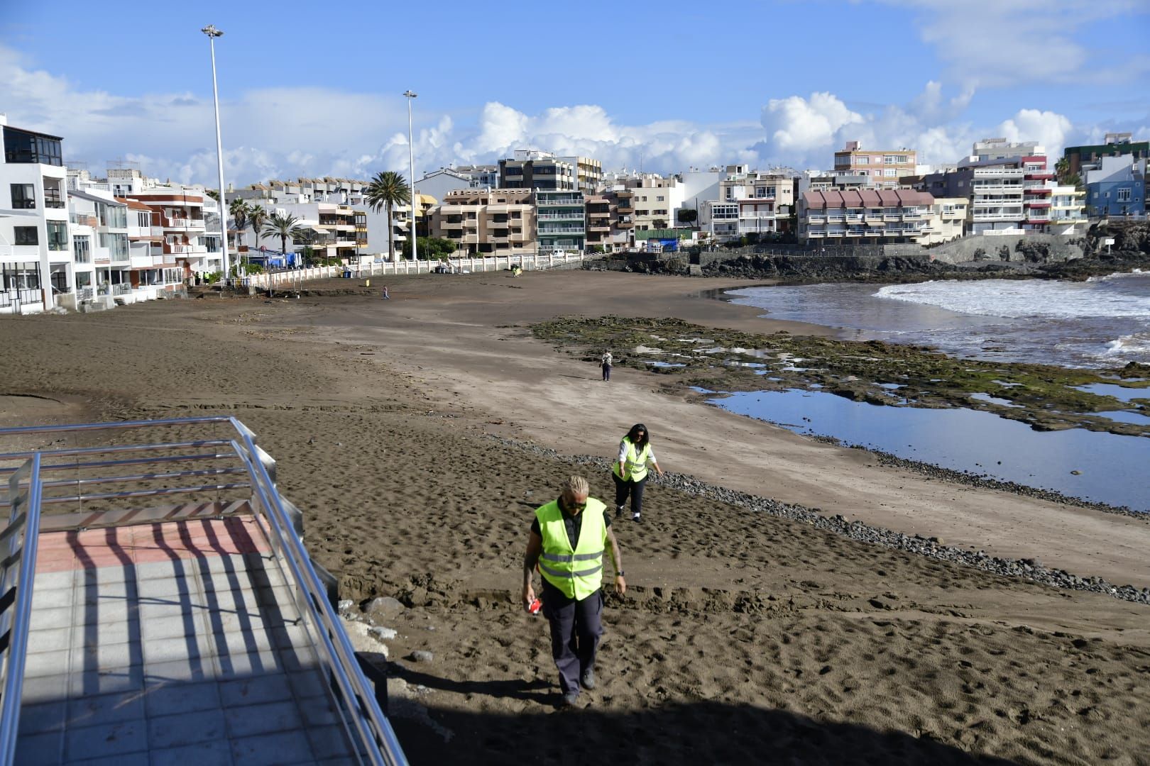 Telde se recupera poco a poco de los estragos de la tormenta