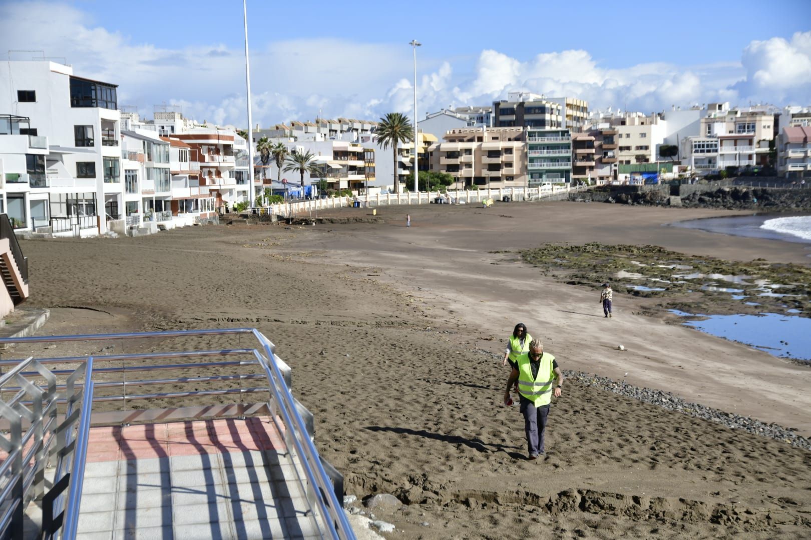 Telde se recupera poco a poco de los estragos de la tormenta