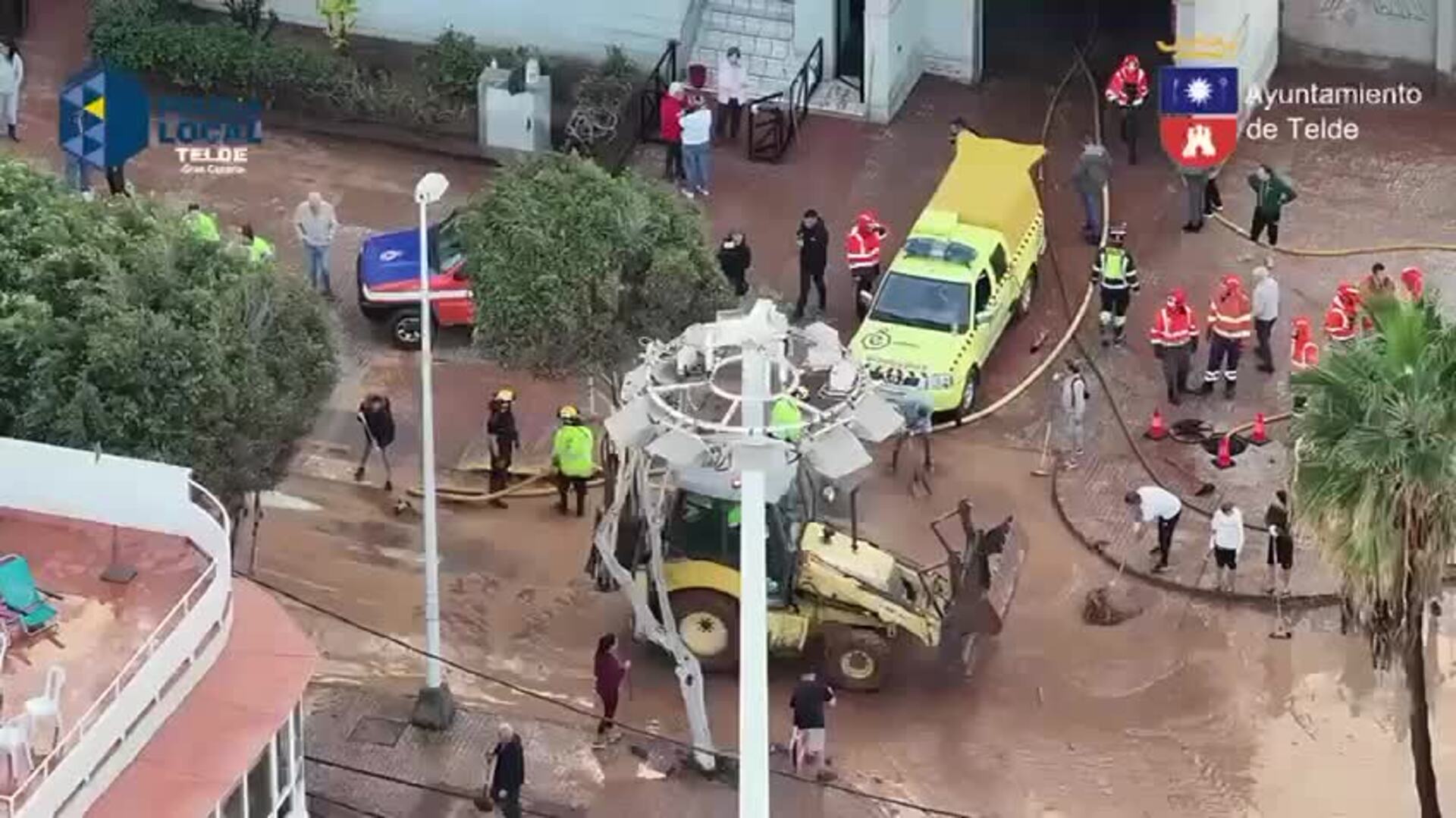 Telde agradece la ayuda recibida para lidiar con los efectos del temporal