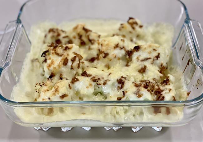 Coliflor gratinada