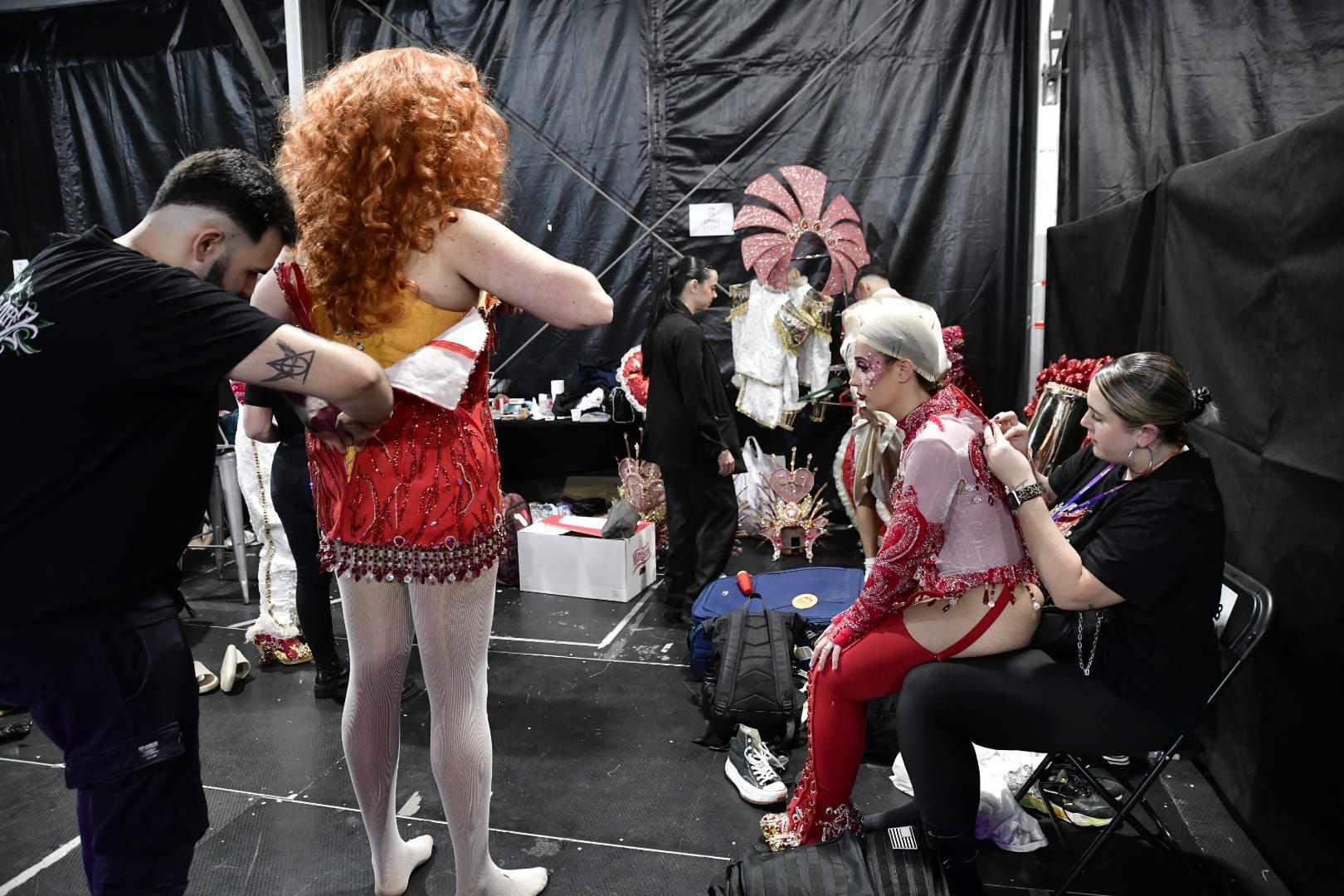 Los drags se preparan para hacer temblar el Parque de Santa Catalina