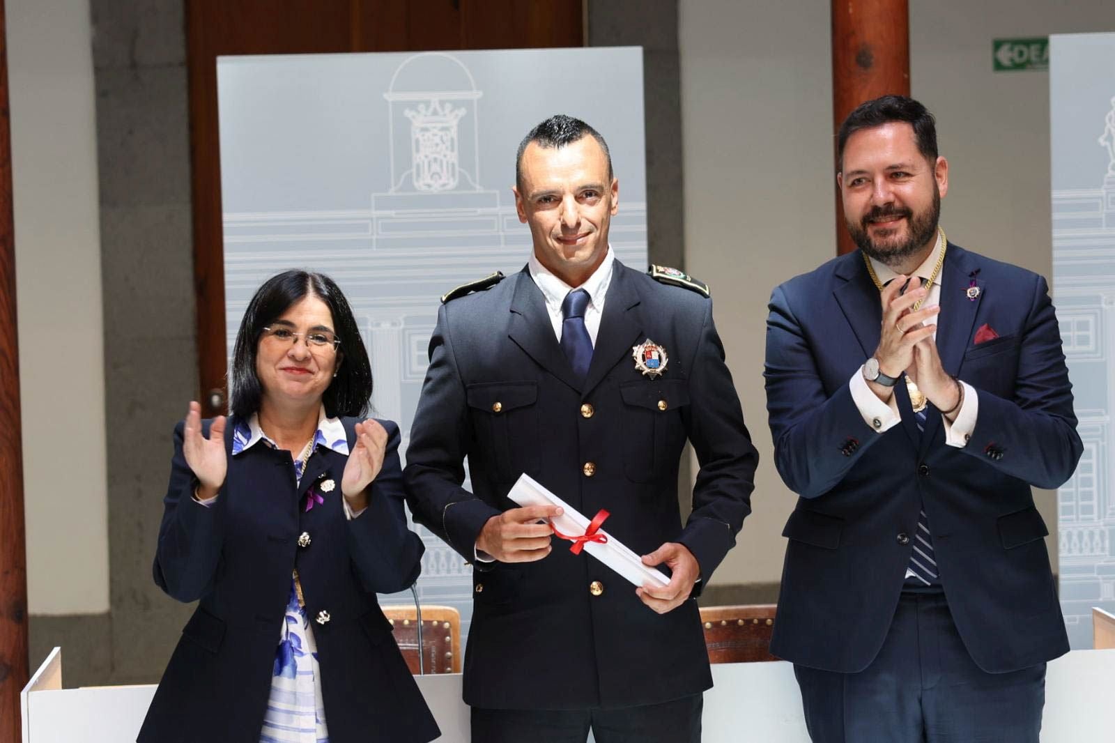 Imágenes de la concentración de los bomberos