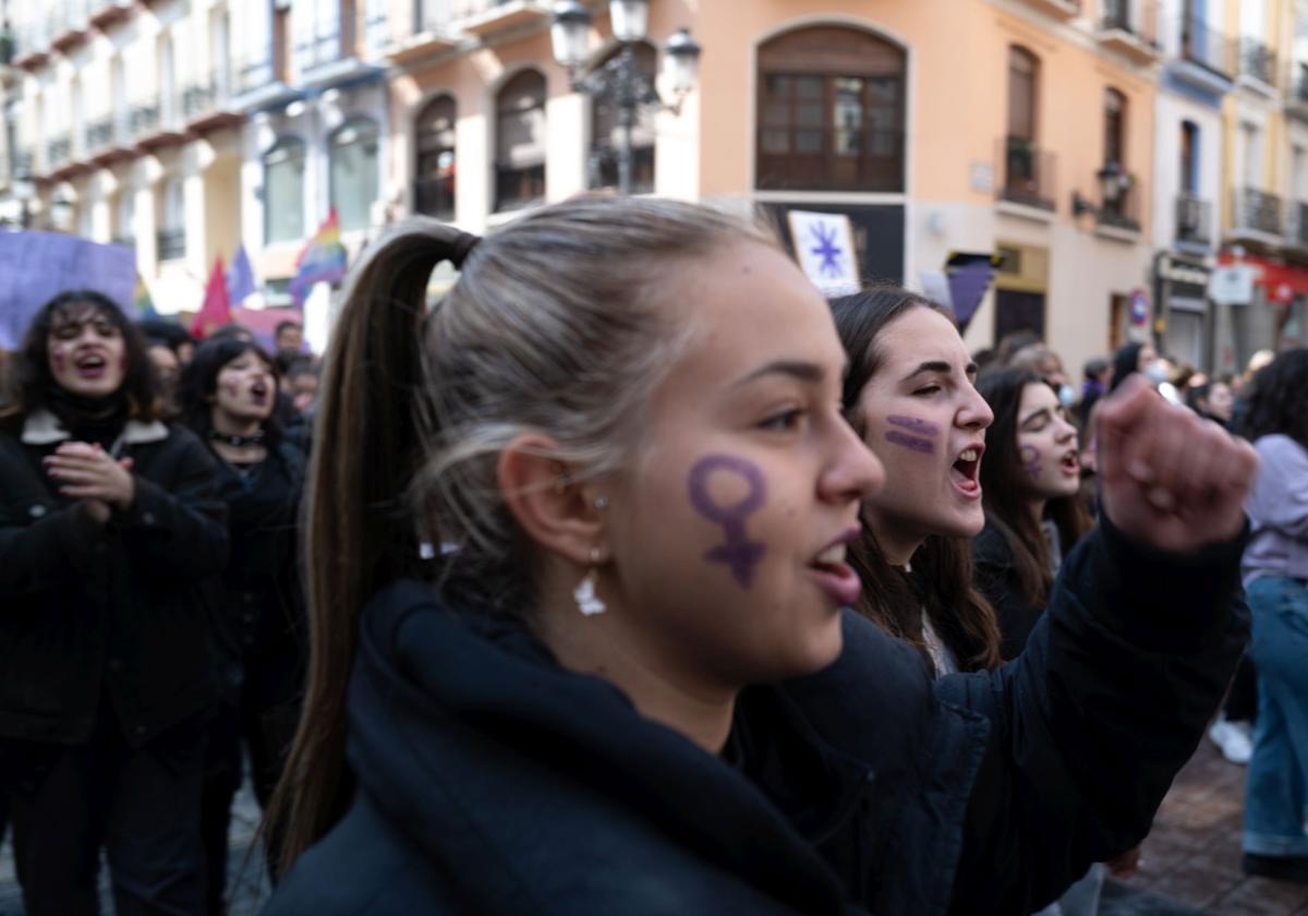 Imagen de archivo de una manifestación del Día de la Mujer.