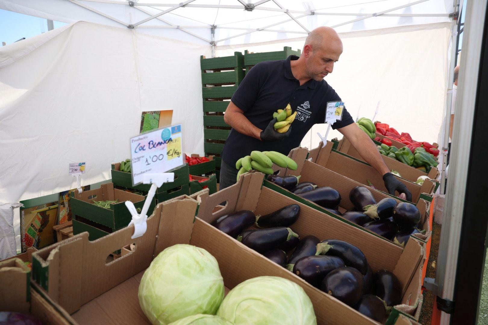 Los productos de la tierra conquistan Maspalomas