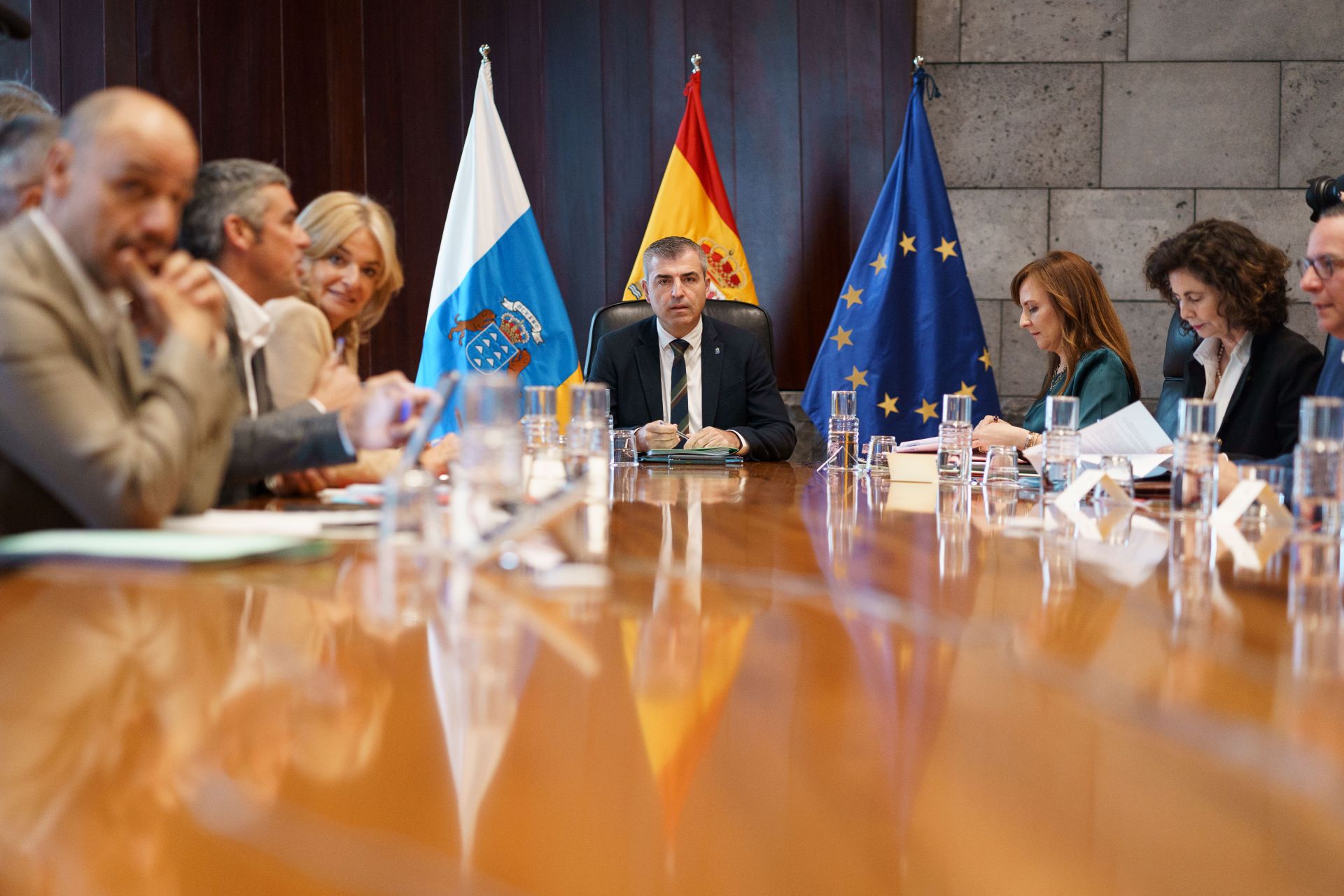 Imagen previa a la celebración del Consejo de Gobierno.