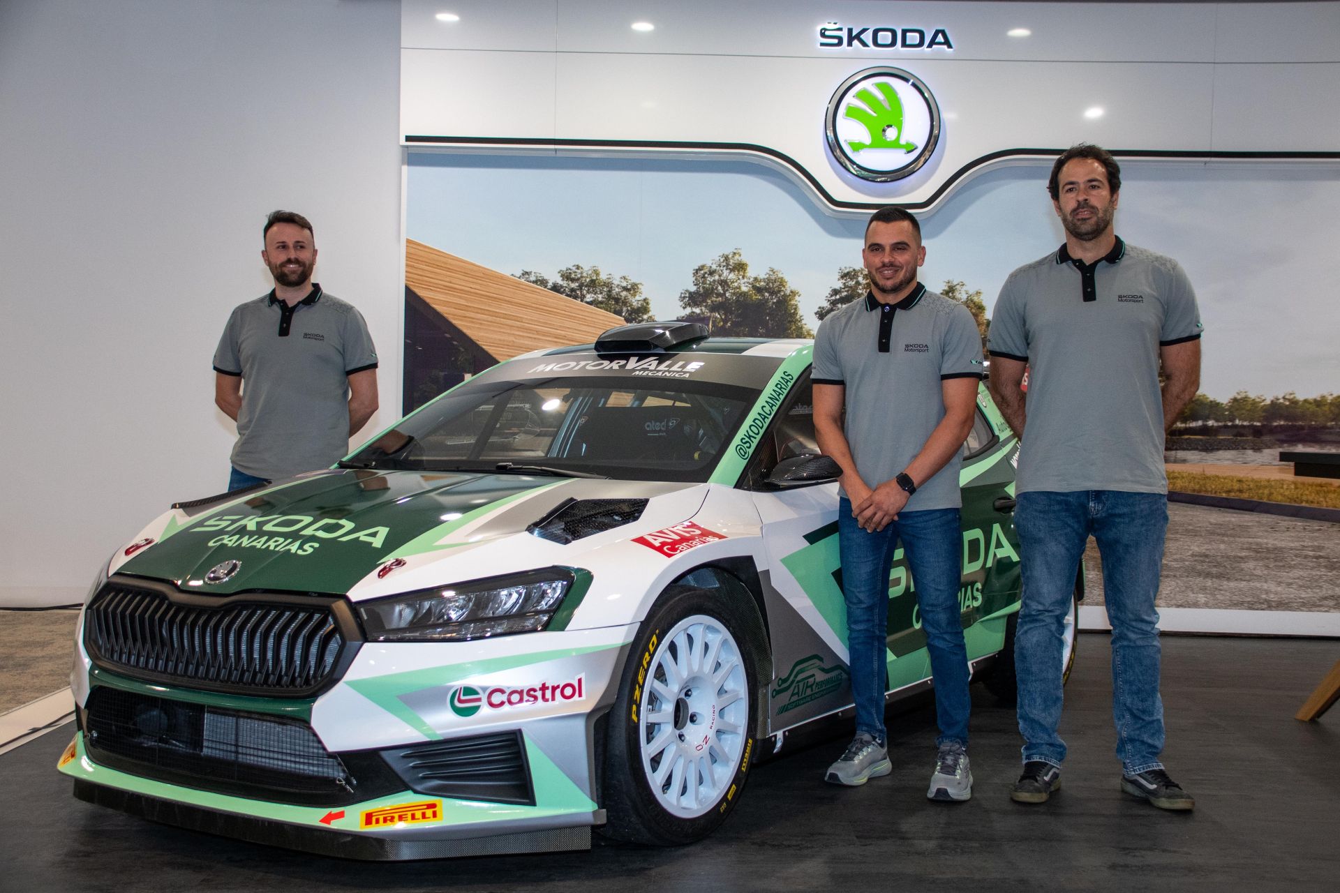 Sergio Fuentes y su Fabia RS Rally2 lideran el equipo de Škoda Canarias Motorsport para el CCRA 2025