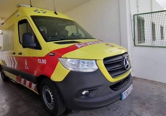 Foto archivo de una ambulancia.