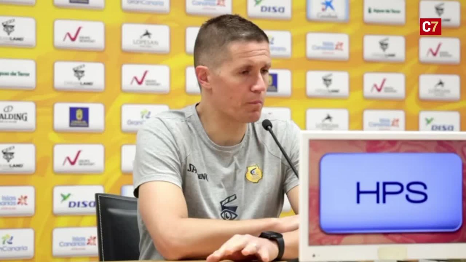 Jaka Lakovic analiza en rueda de prensa el partido del Dreamland Gran Canaria contra el Bàsquet Girona