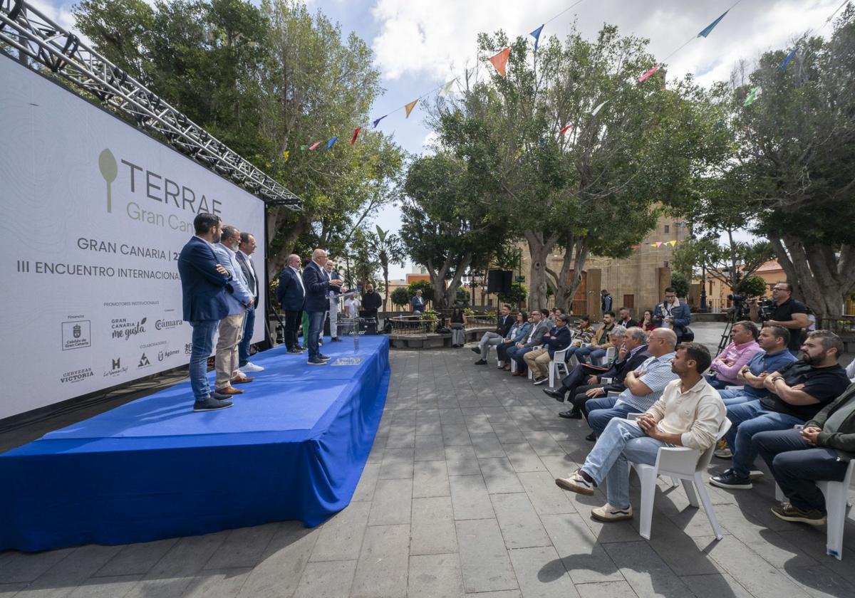 Acto de presentación de Terrae celebrado esta semana en Agüimes.