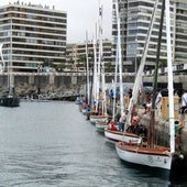 Los botes se quedaron amarrados en el Muelle Deportivo en esta ocasión.