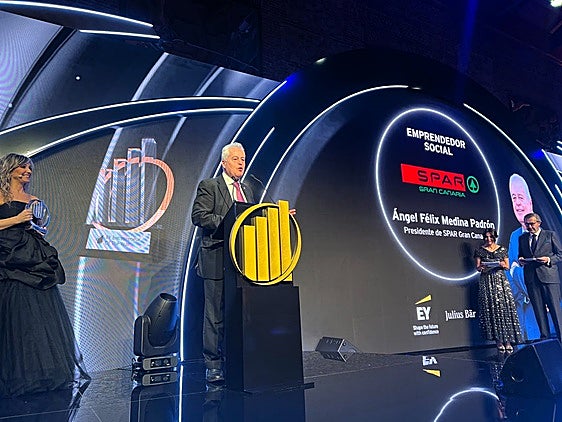 Ángel Medina, Premio Emprendedor Social - SPAR Gran Canaria.