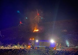 Imagen del incendio.