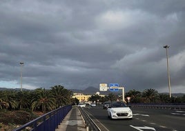 Nubes en el sur de Gran Canaria.
