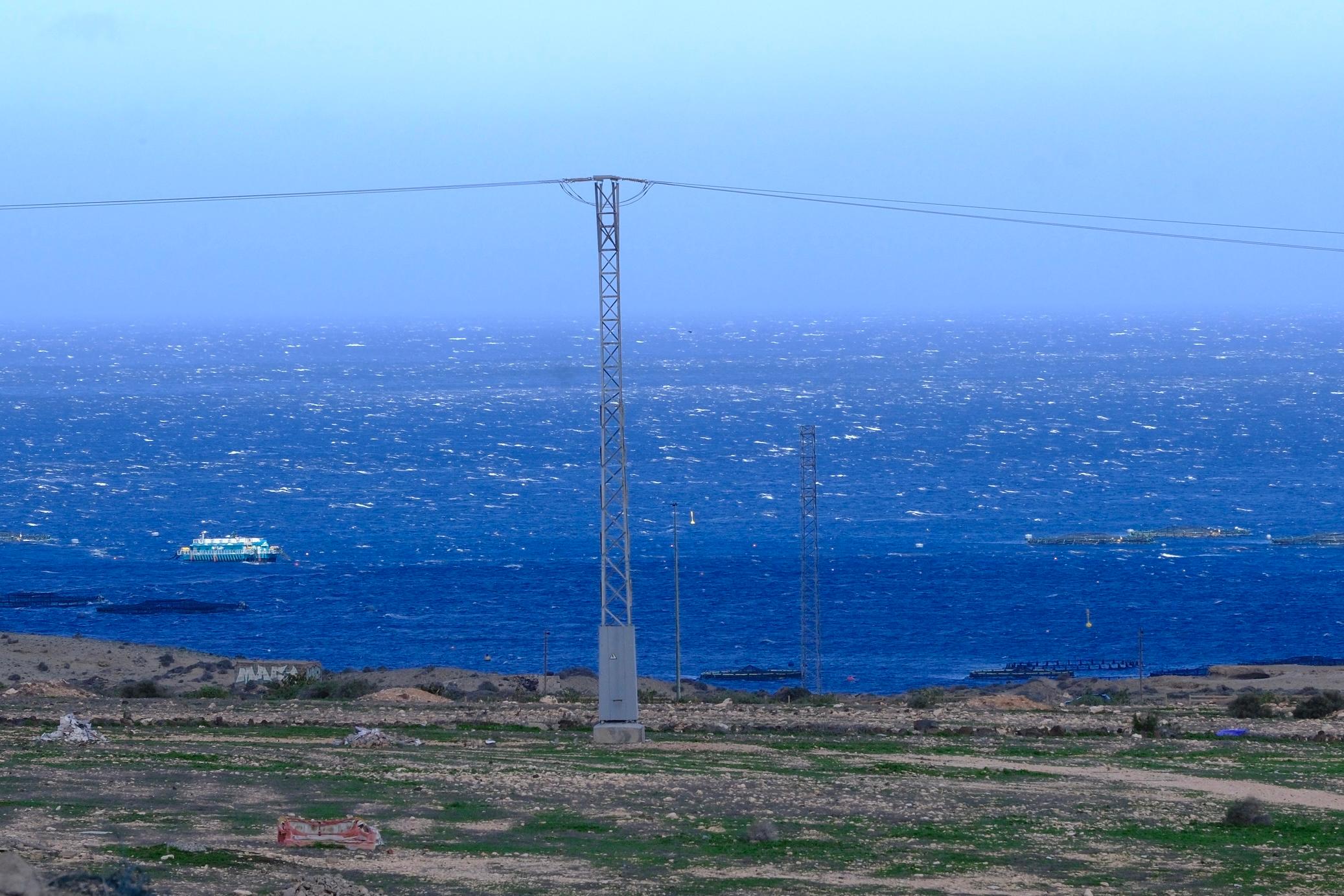 Las rachas de viento causan estragos en el norte de Gran Canaria