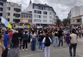 Imágenes de la manifestación.