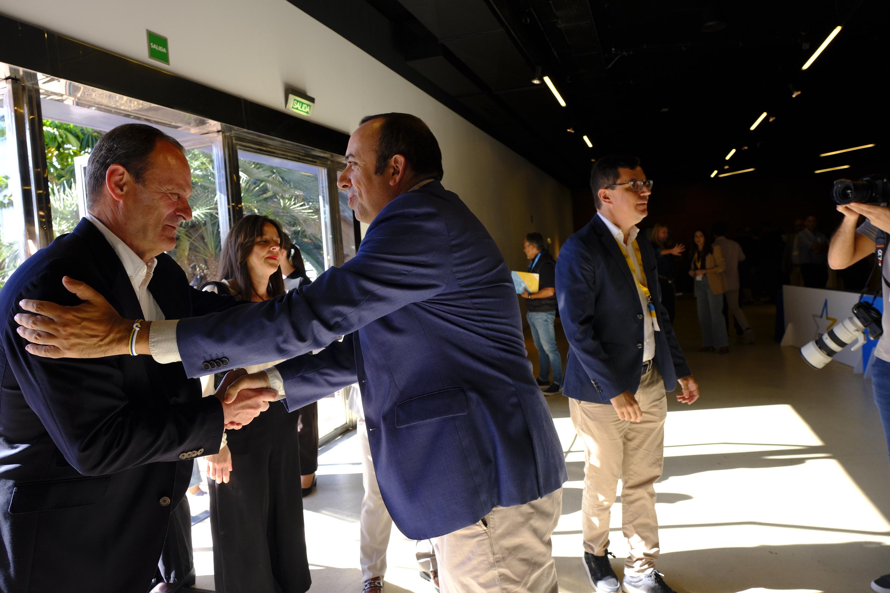 Imágenes de la clausura del VIII Congreso de Coalición Canaria