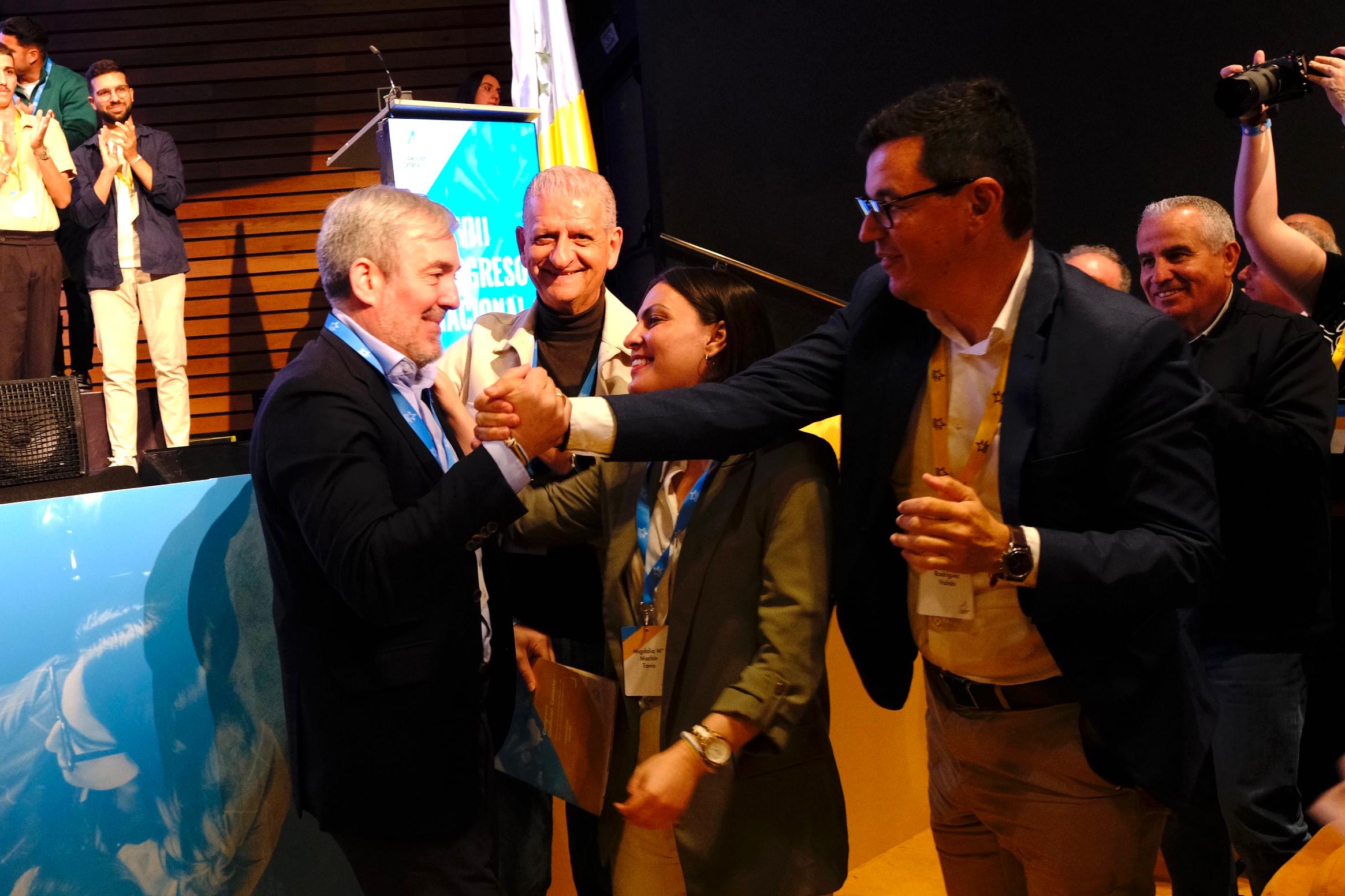 Imágenes de la clausura del VIII Congreso de Coalición Canaria