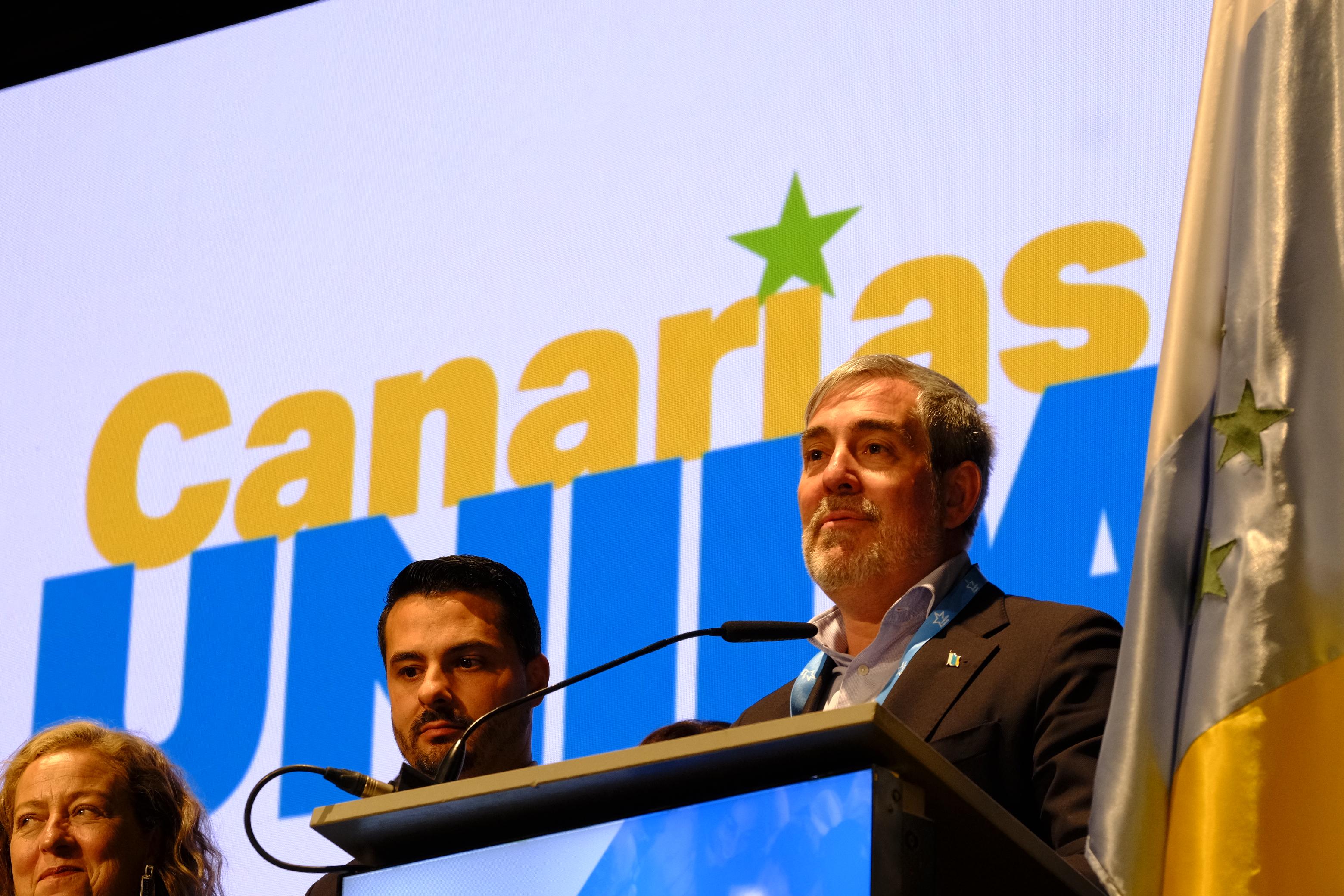 Imágenes de la clausura del VIII Congreso de Coalición Canaria