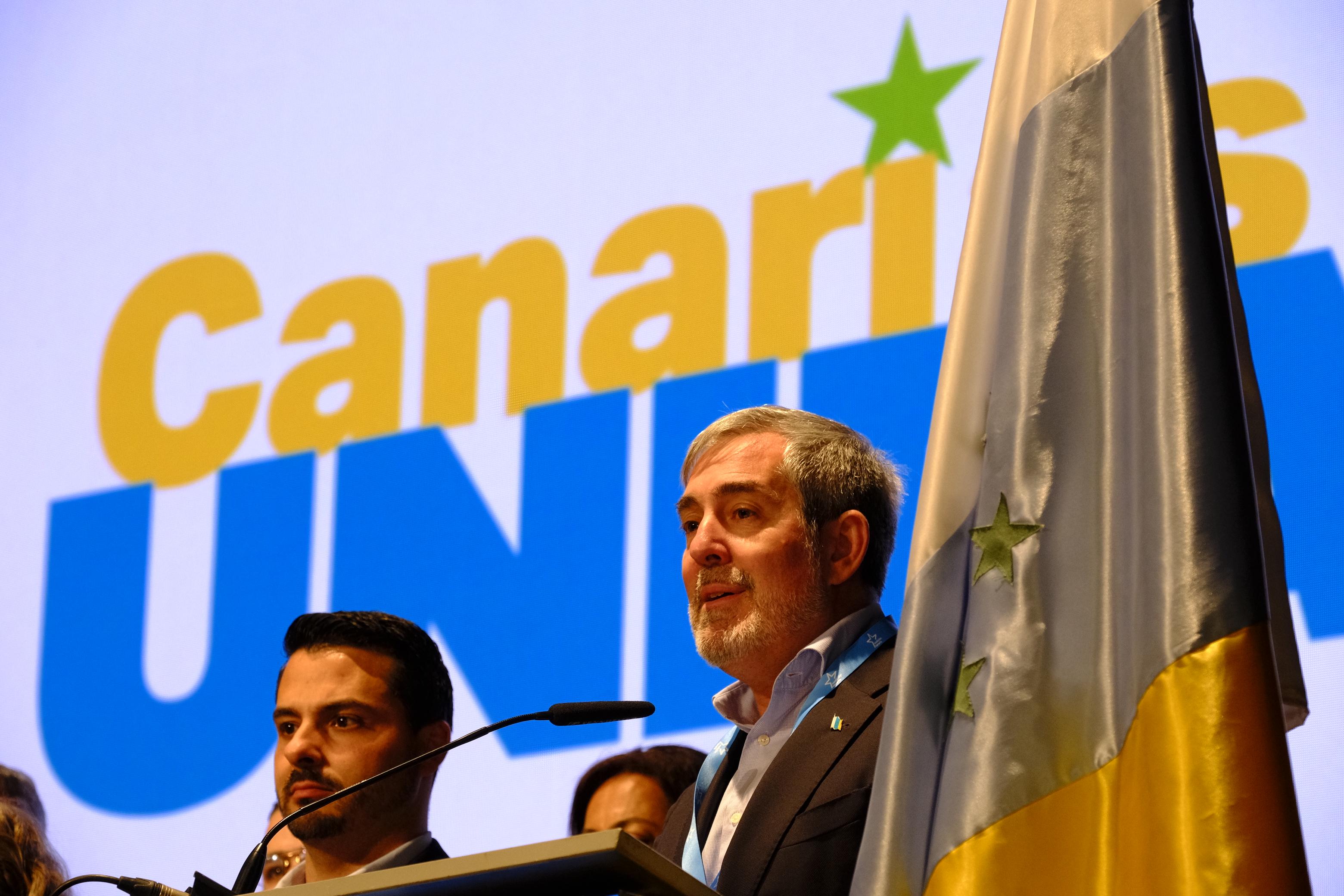Imágenes de la clausura del VIII Congreso de Coalición Canaria