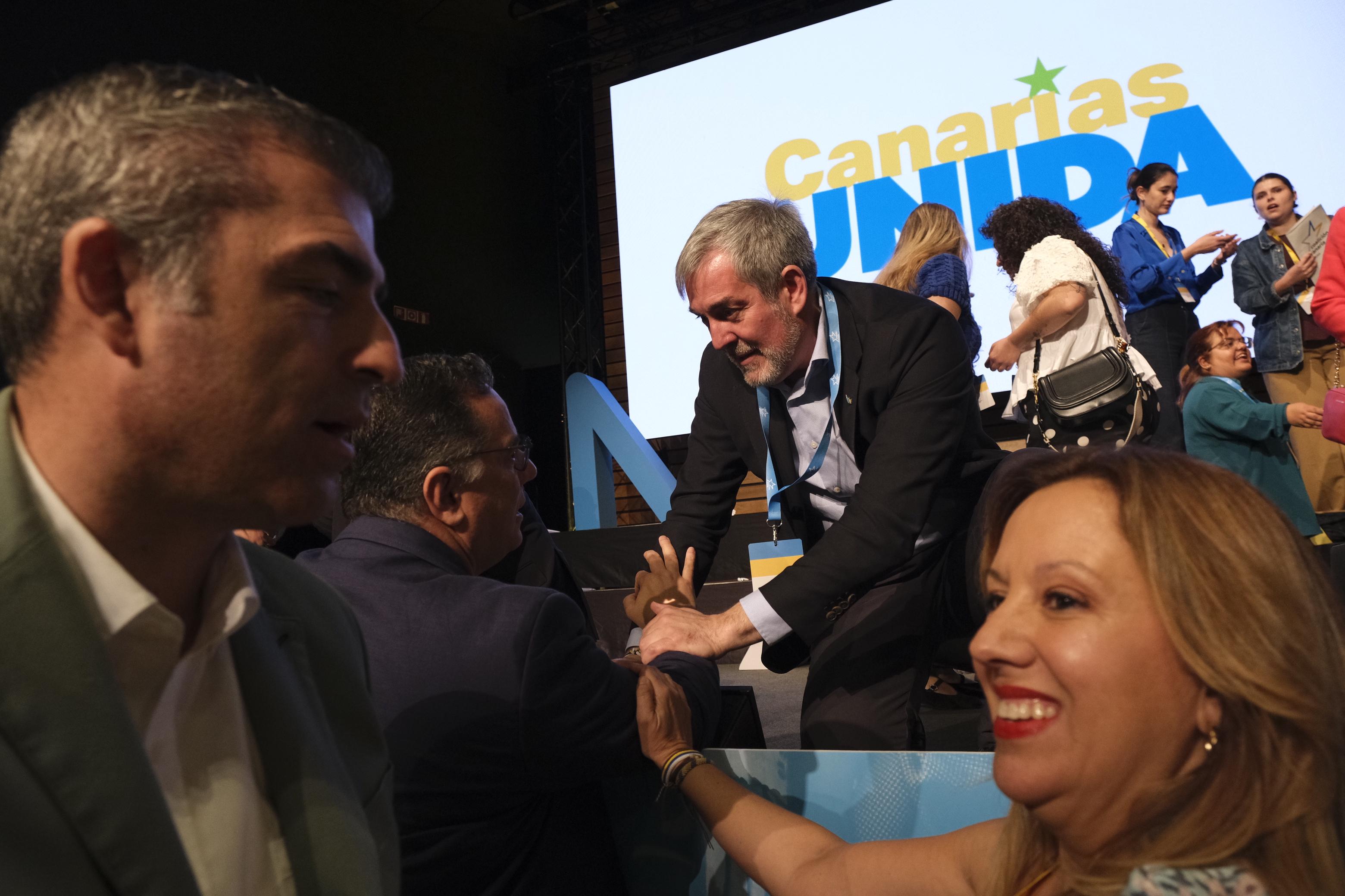 Imágenes de la clausura del VIII Congreso de Coalición Canaria