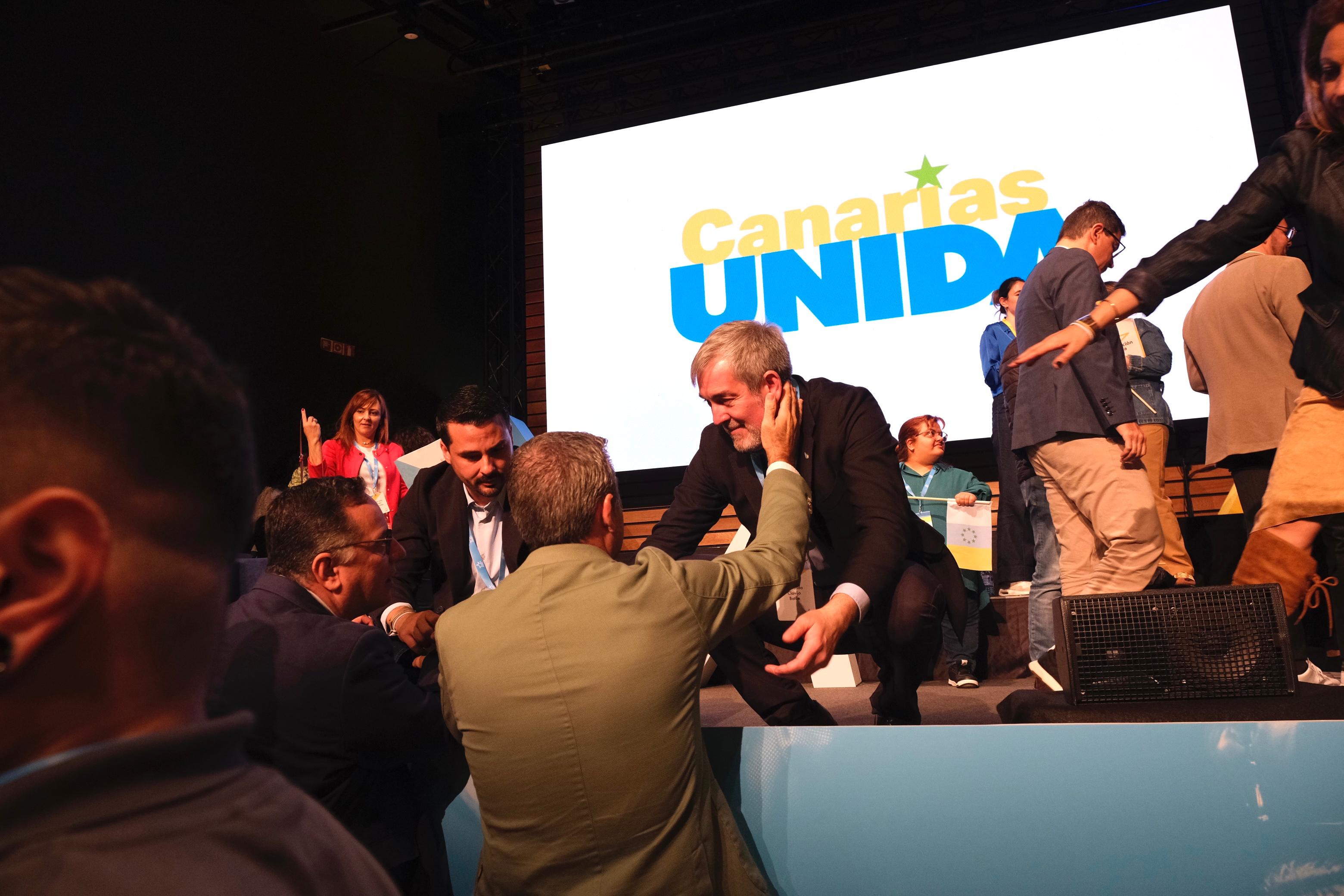 Imágenes de la clausura del VIII Congreso de Coalición Canaria